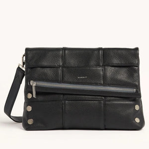 Hammitt VIP Black Large Weave Crossbody Handbag