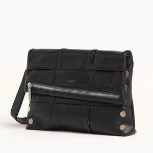 Hammitt VIP Black Large Weave Handbag