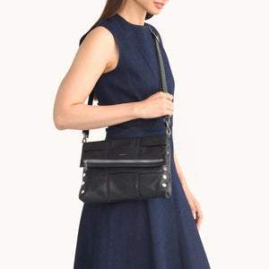 Hammitt VIP Black Large Weave Handbag