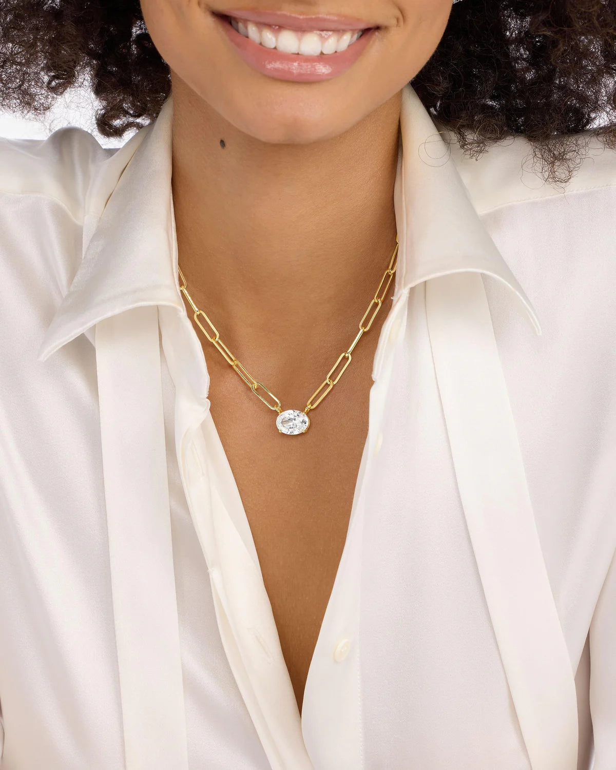 Hello Gorgeous Samantha Gold Chain Necklace