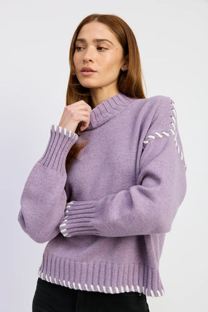 En Sasion Merrill Whip Stitch Sweater