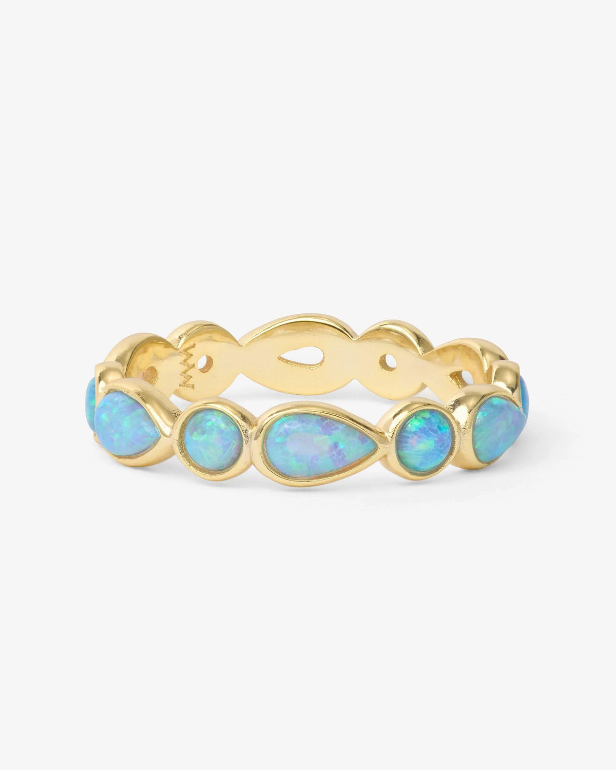 Melinda Maria Isla Blue Opal Ring