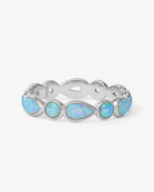 Melinda Maria Isla Blue Opal Ring