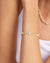 Melinda Maria Julian Triple Diamond Cuban Gold Chain Bracelet