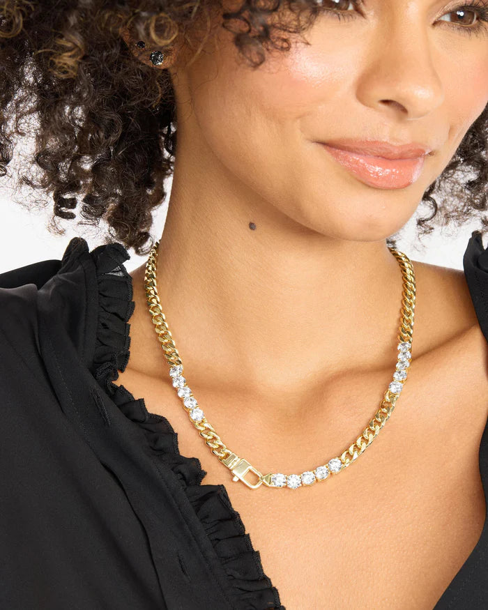 Melinda Maria Julian's Obsessed with Diamonds Necklace 16"