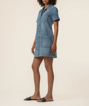 Parker Denim Dress in Unfailing