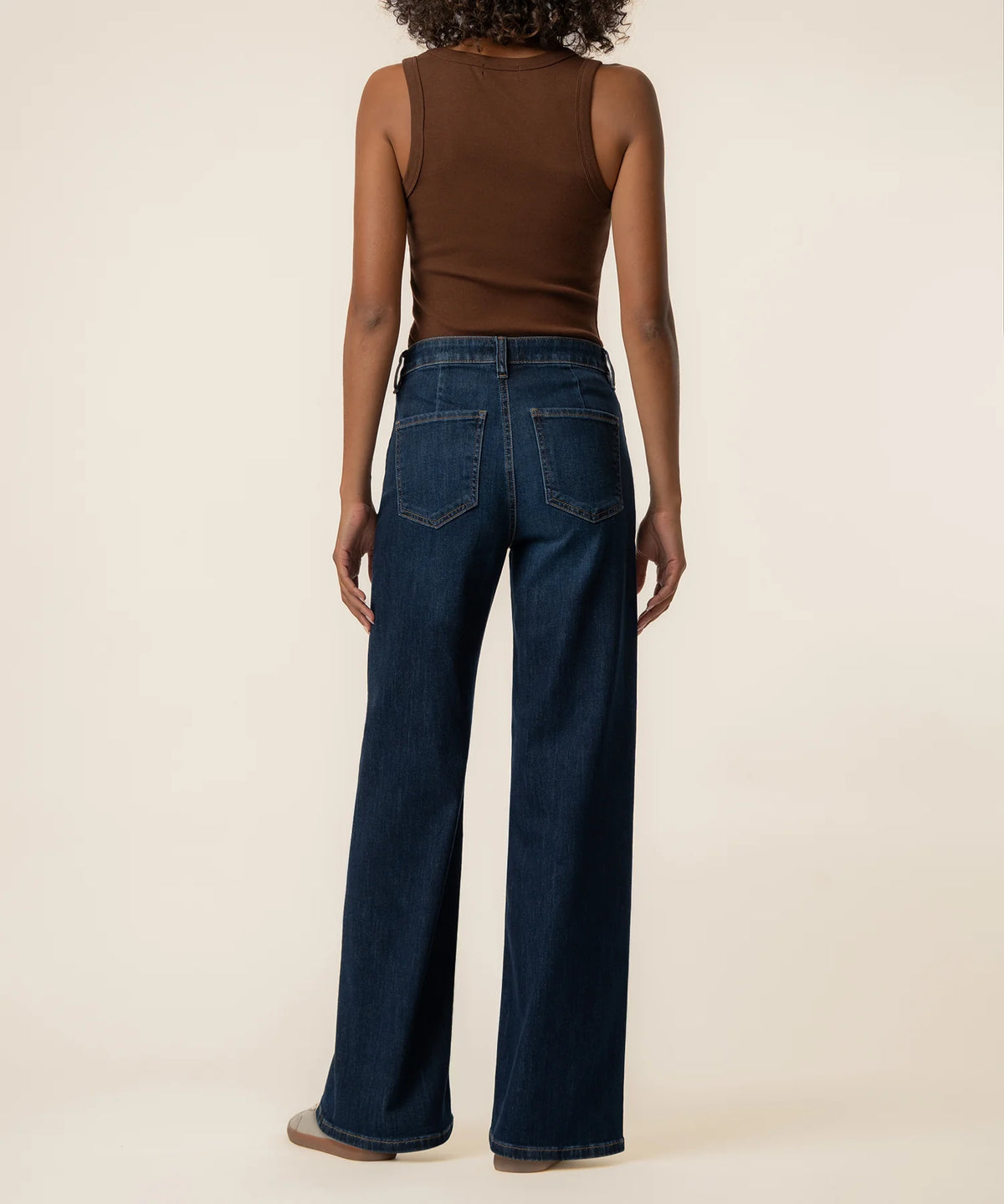 KUT Maya High Rise Fab Ab Wide Leg Jean in Angelically