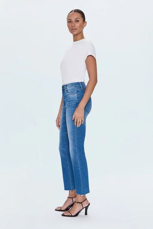 Pistola Lennon High Rise Crop Boot Jean in Ami
