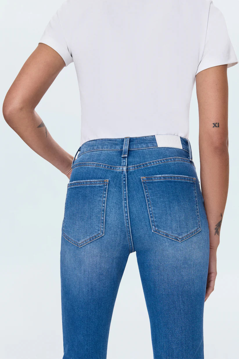Pistola Lennon High Rise Crop Boot Jean in Ami