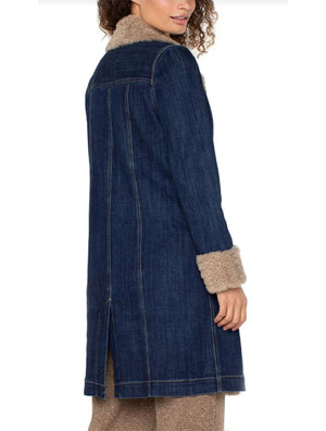 Liverpool Yazmin Sherpa Trimmed Jacket