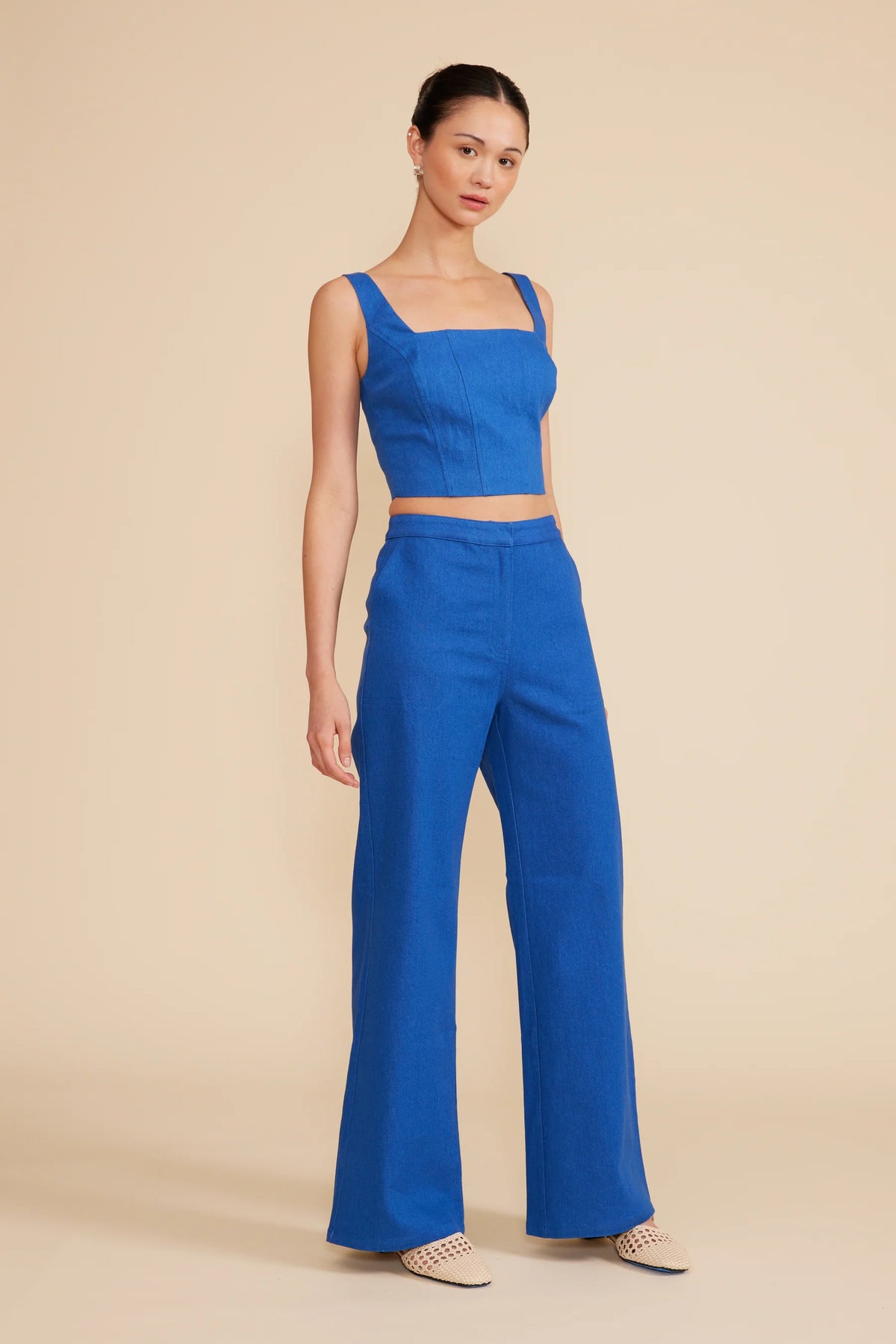 Lucy Paris Beaux Blue Pant