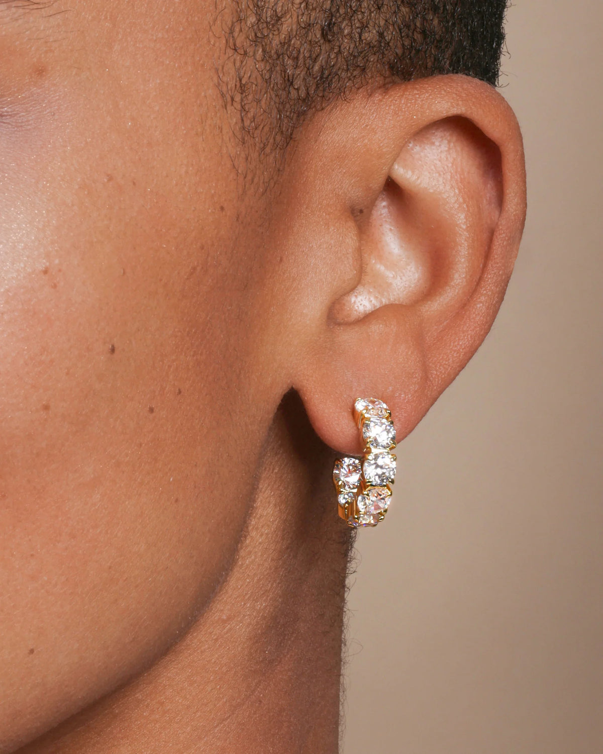 Melinda Maria Oh She Fancy .75' Gold Hoops