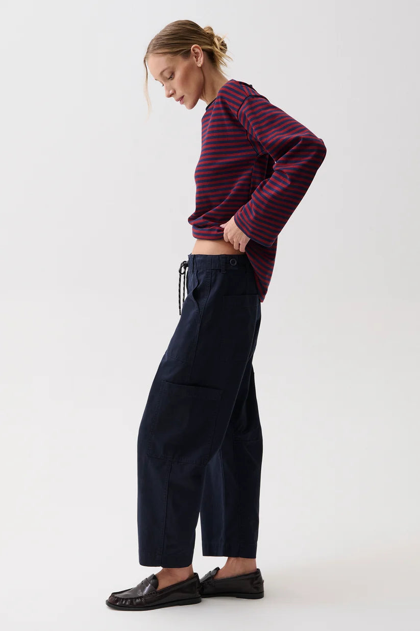 Pistola Sabrina Curved Utility Pant in Nautical Navy