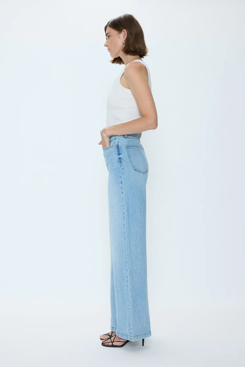 Pistola Lana High Rise Ultra Wide Leg Jean in Perspective