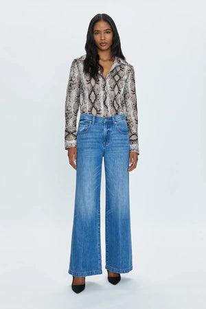 Pistola Jadyn Low Slung Wide Leg Jeans