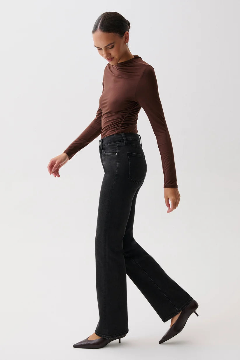 Pistola Evie High Rise Slim Boot Jean in Jetset