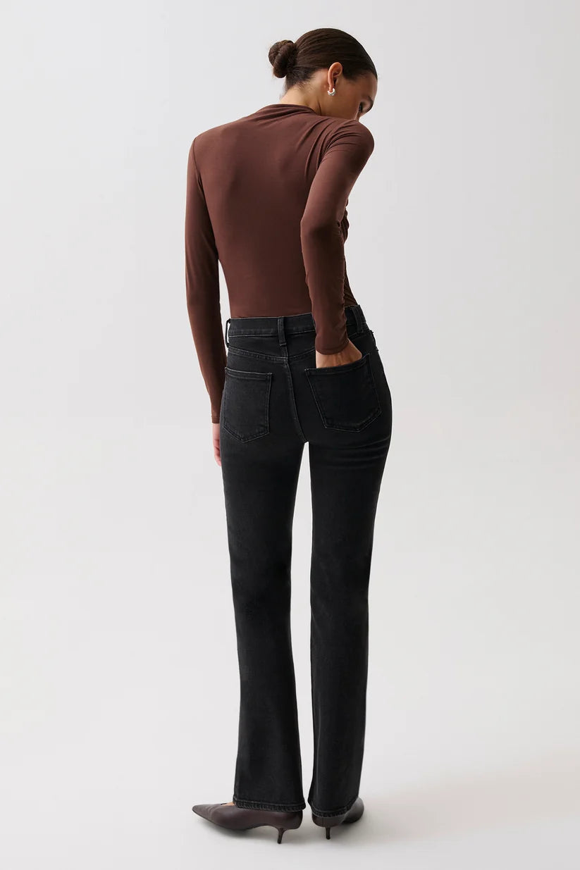 Pistola Evie High Rise Slim Boot Jean in Jetset