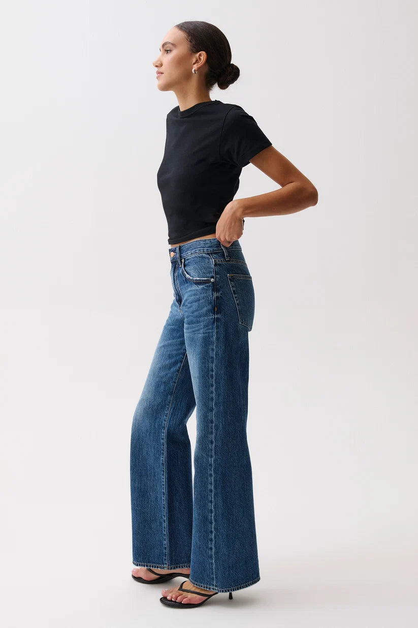 Pistola Larsen Relaxed Flare Jean in Daring