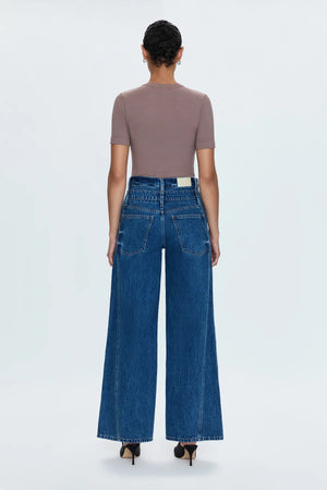 Pistola Caleb High Rise Stacked Waist in Reflection