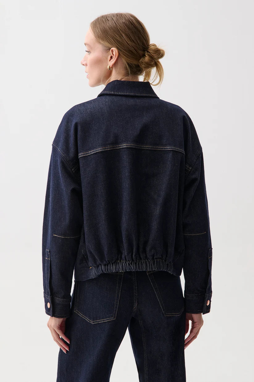 Pistola Bibi Blouson Denim Jacket in Nightfall