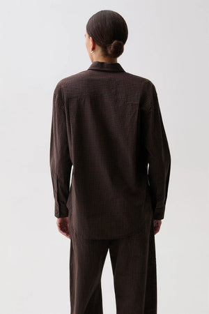 Pistola Mila Long Sleeve Button Down Warp Top