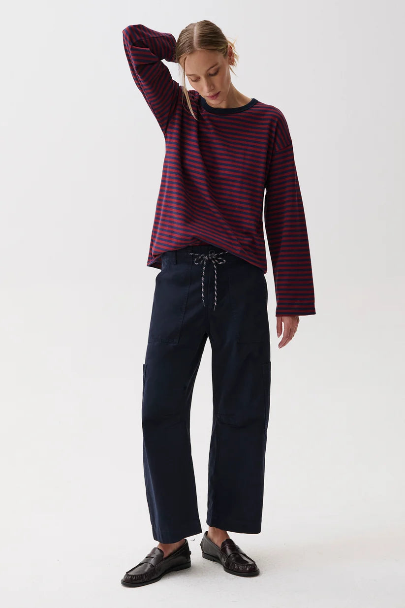 Pistola Sabrina Curved Utility Pant in Nautical Navy