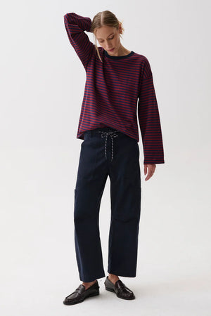 Pistola Sabrina Curved Utility Pant in Nautical Navy