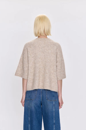 Pistola Shiloh Short Sleeve Oatmeal Sweater