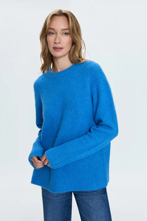 Pistola Ivy Alpaca Sweater in Azul Blue