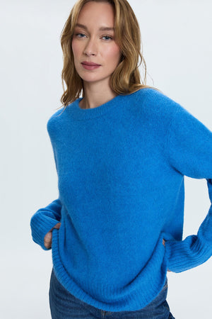 Pistola Ivy Alpaca Sweater in Azul Blue