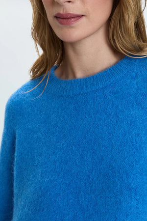 Pistola Ivy Alpaca Sweater in Azul Blue