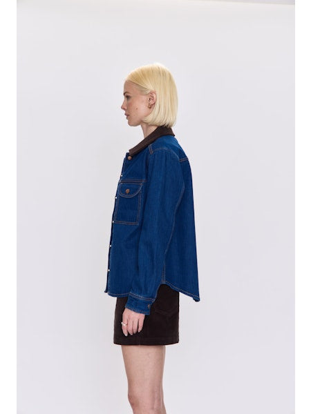 Pistola Devon Barn Denim Jacket in Infinity