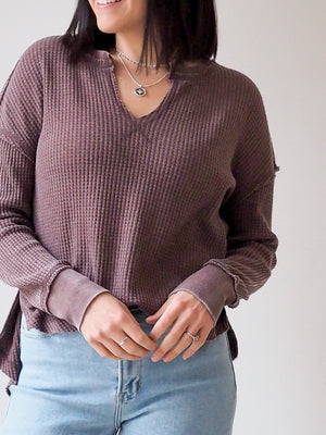 Z Supply DRIFTWOOD THERMAL LS TOP