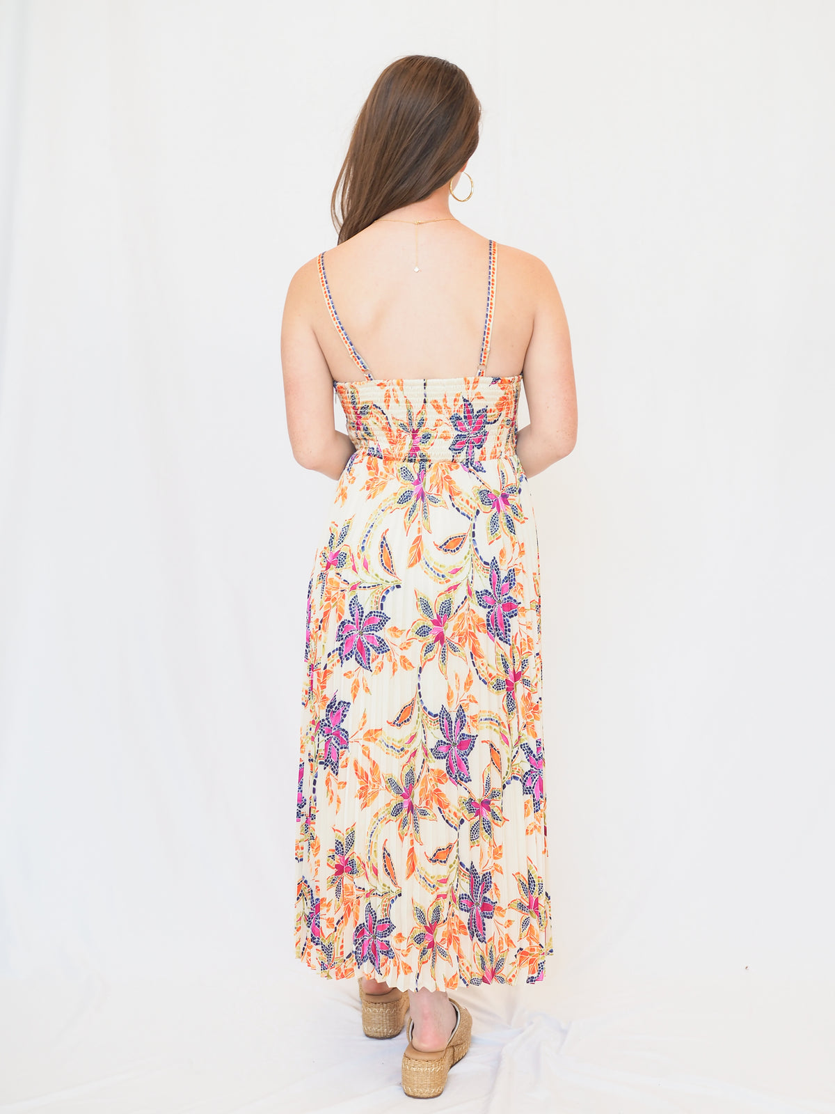 Dany Dayna Dress in Stitched Flower