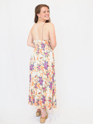 Dany Dayna Dress in Stitched Flower