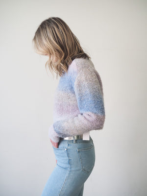 ASTR The Label Alita Blue Ombre Sweater