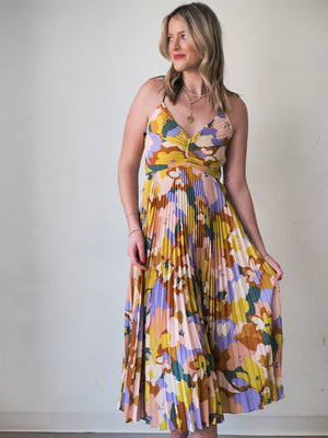 ASTR THE Label Blythe Floral Midi Dress