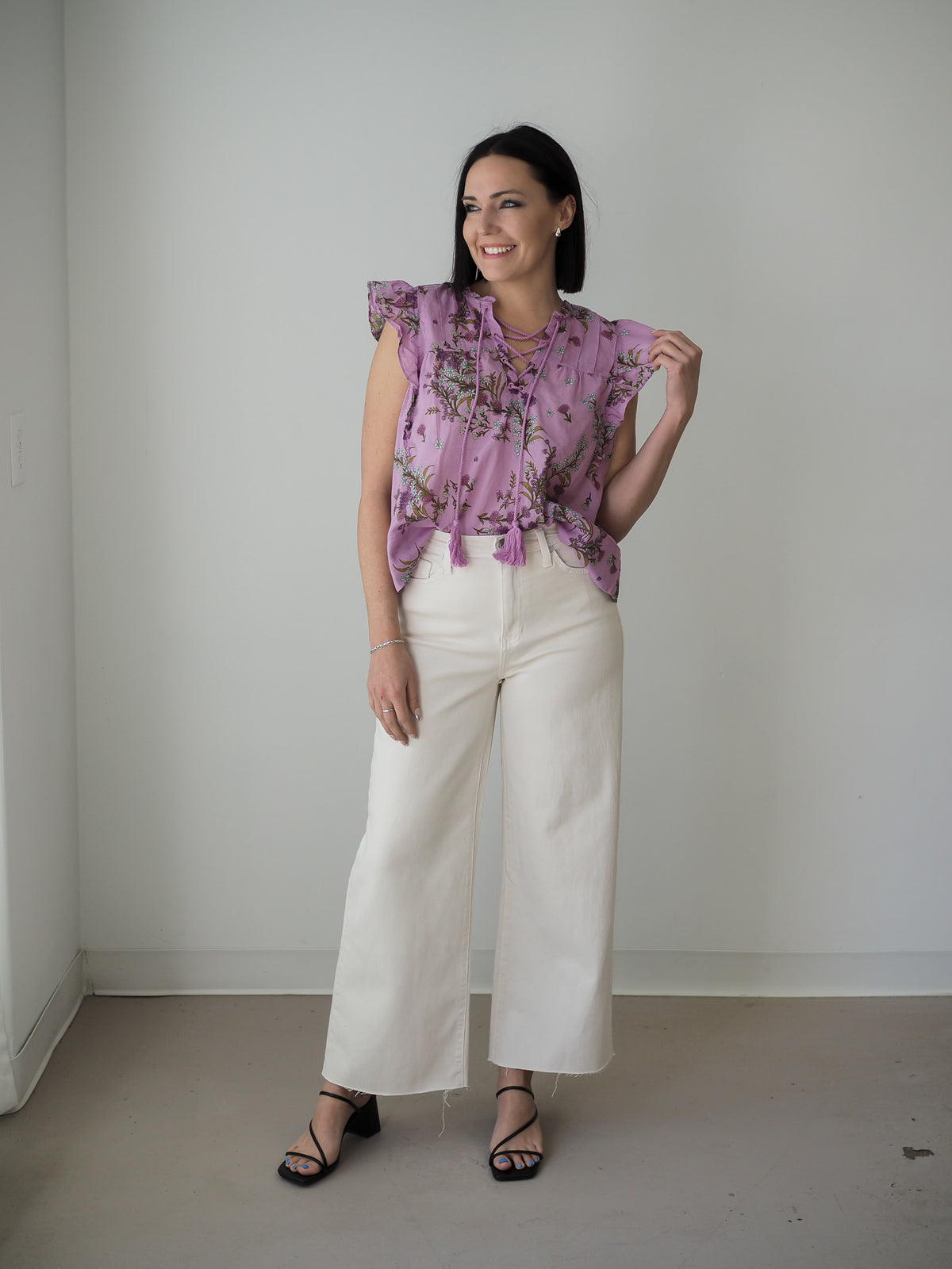 Just Black Denim Scissor Cut Wide Leg