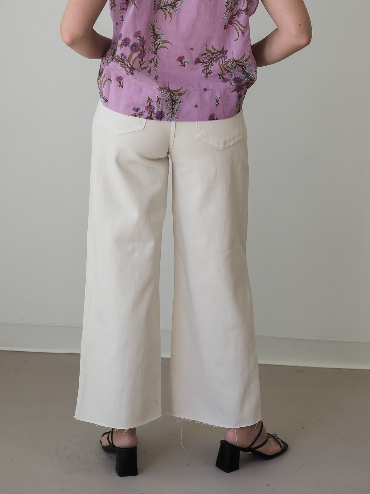 Just Black Denim Scissor Cut Wide Leg