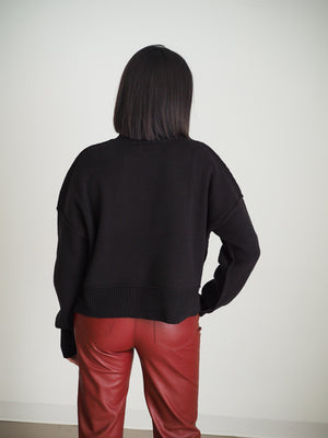 The Leda Cropped Pullover Sweater - 3 colors