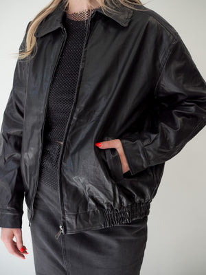 Rider Black Leather Jacket