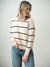 Striped Pattern Sweater Top