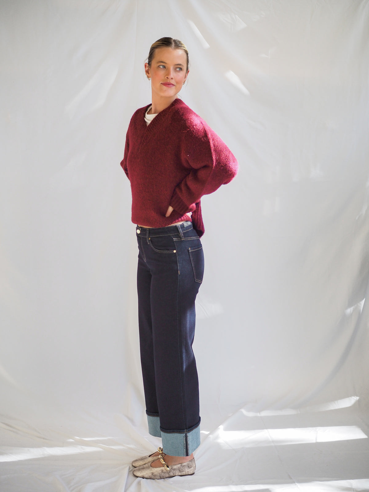 Liverpool Morgan Cuffed Wide Leg 30&#39; Inseam