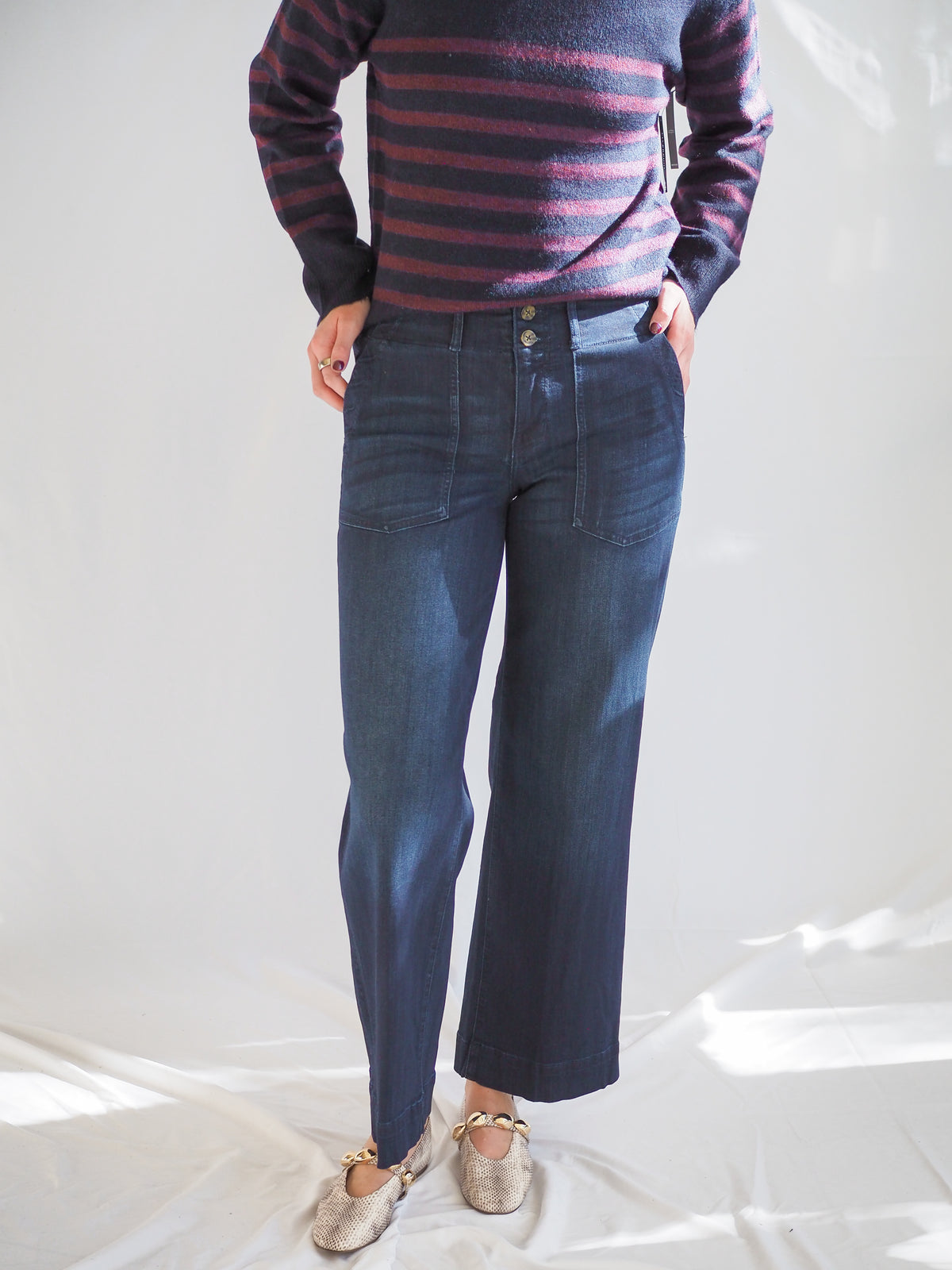 Liverpool Patch Pocket Wide Leg