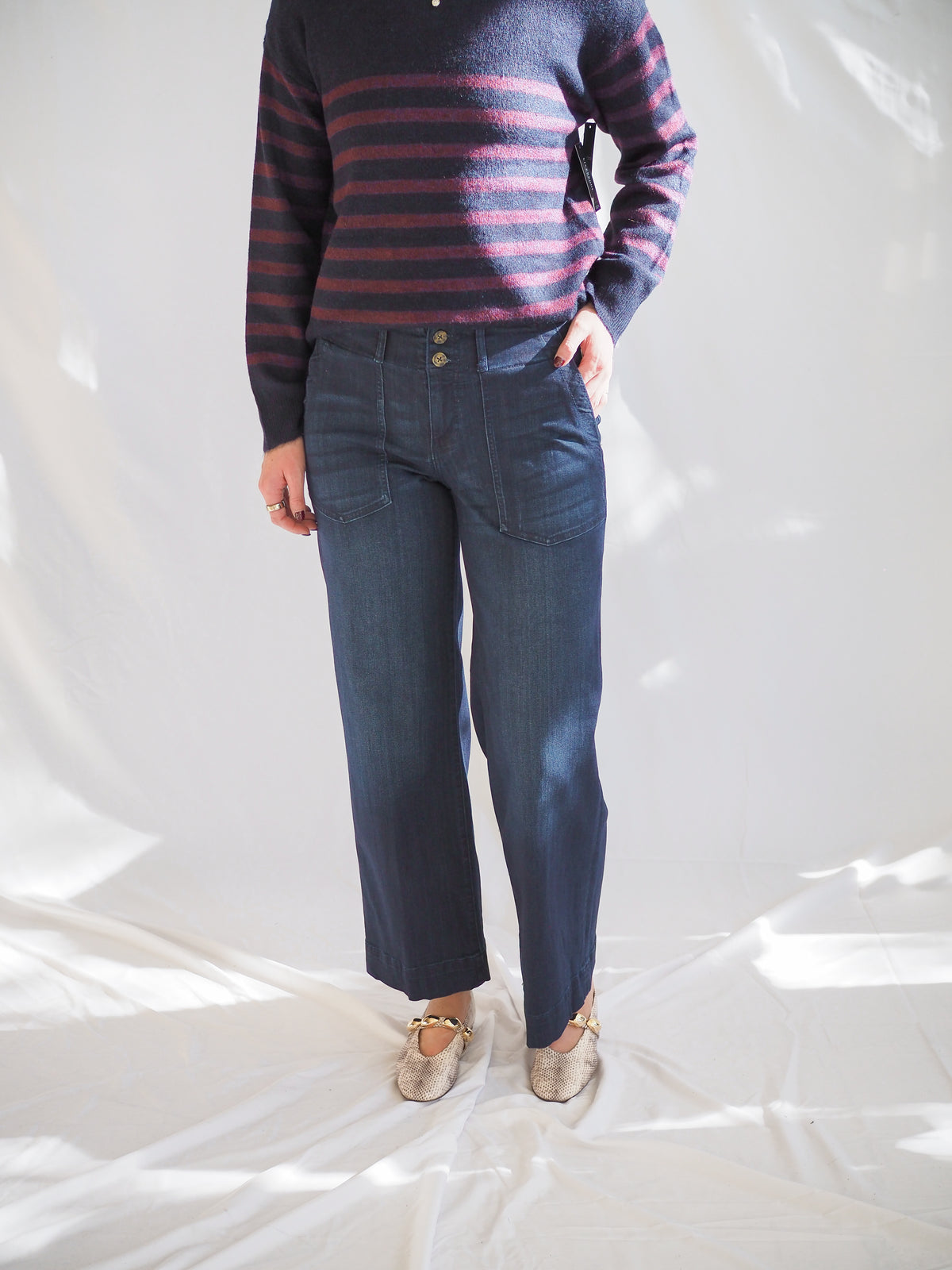 Liverpool Patch Pocket Wide Leg