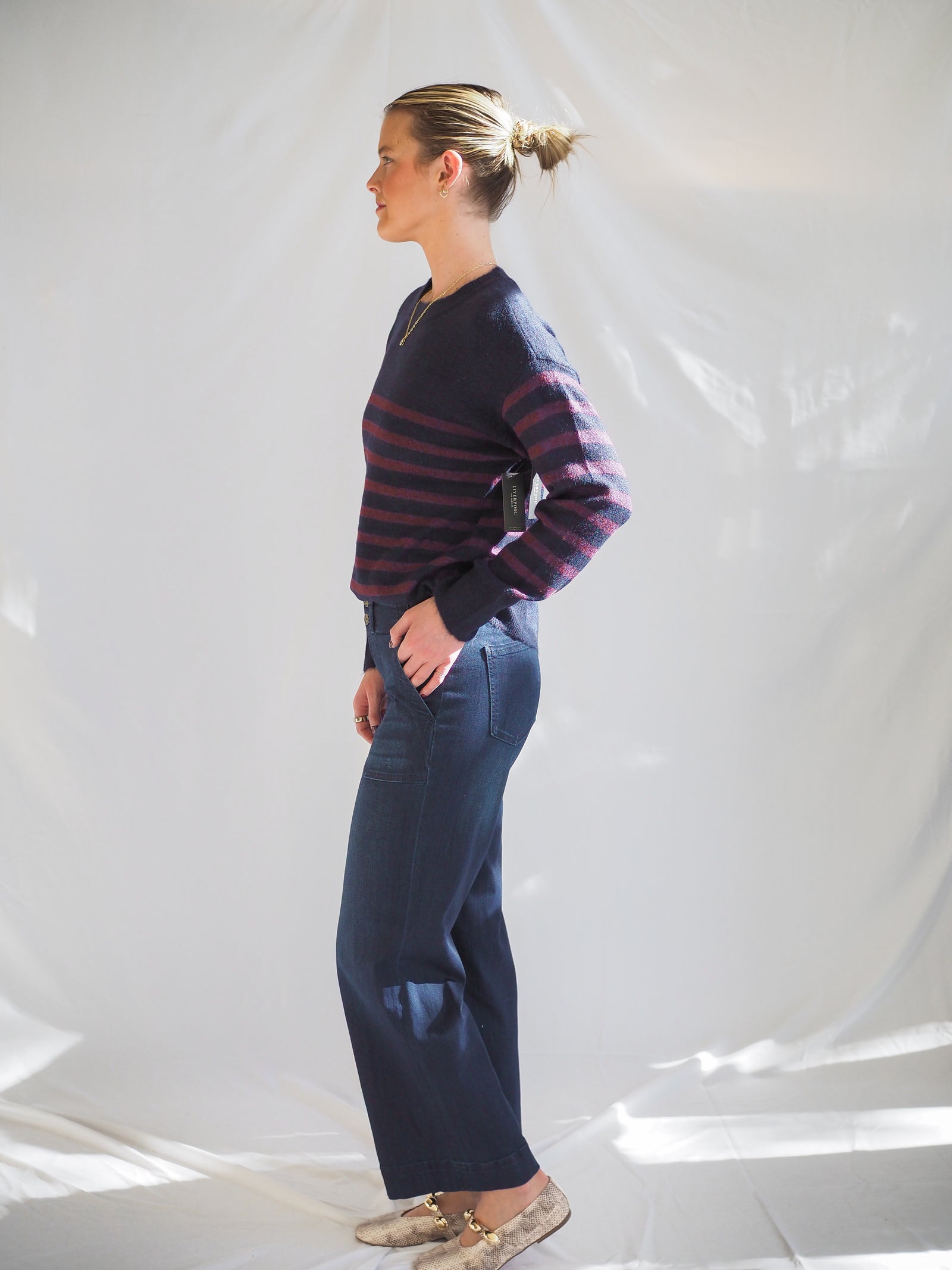 Liverpool Patch Pocket Wide Leg