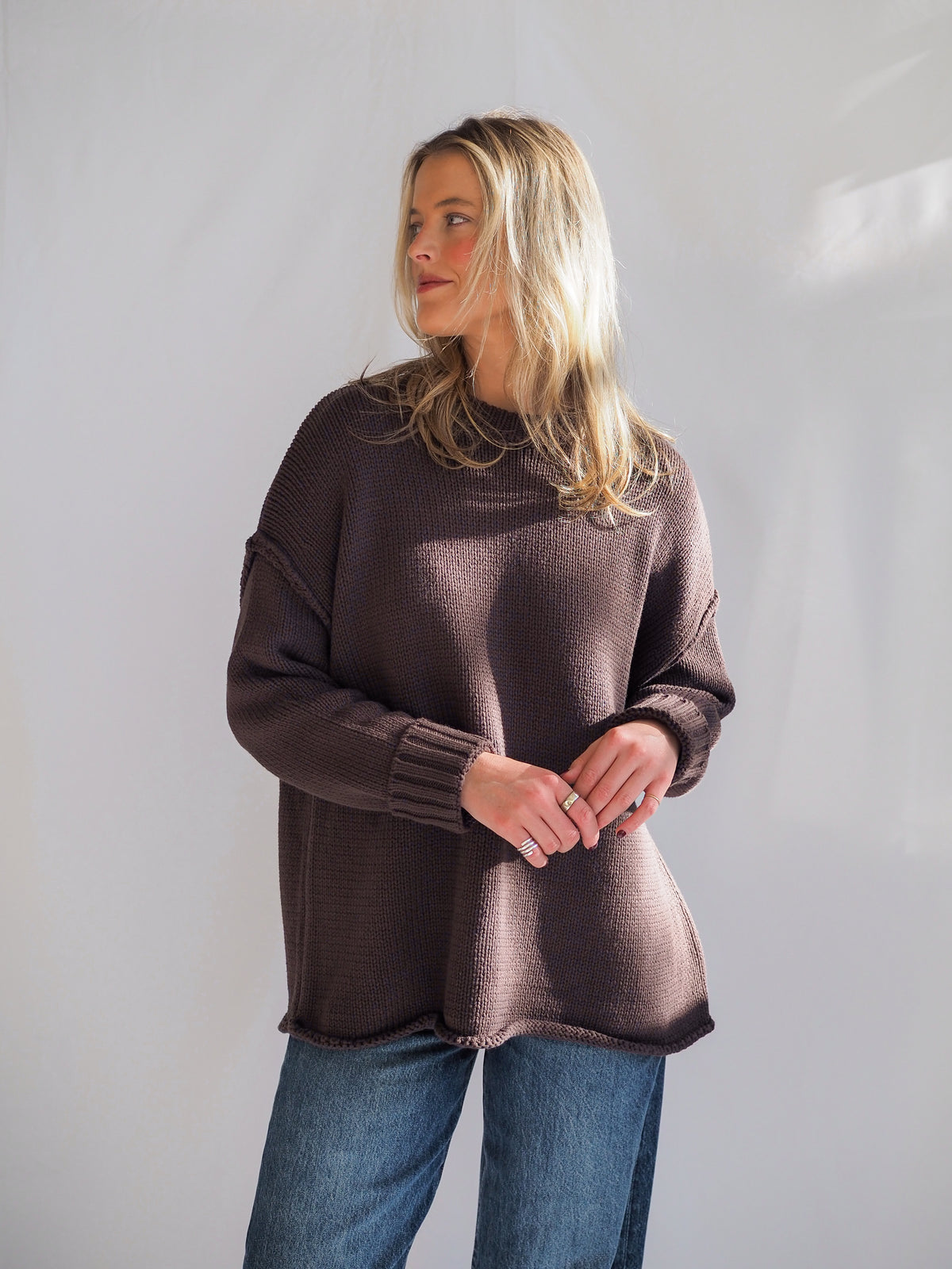 Lennon Chocolate Sweater Top