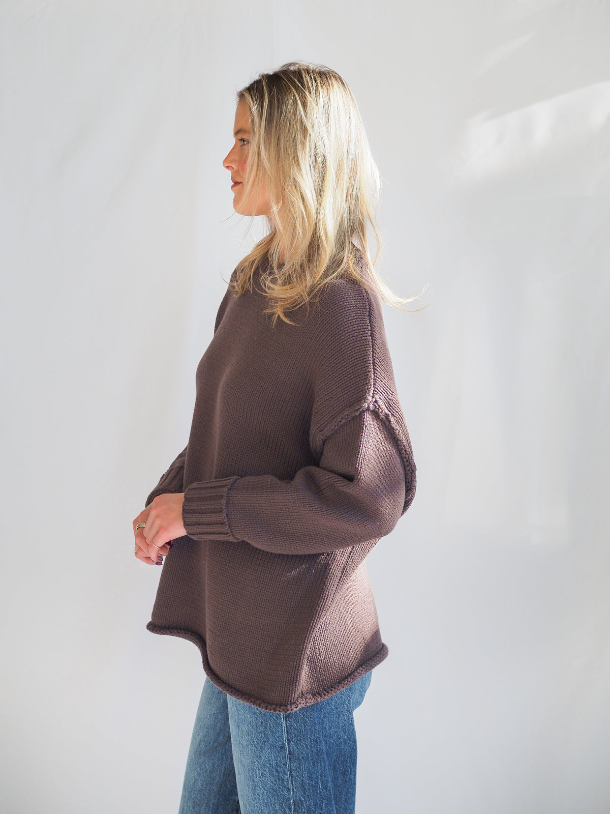 Lennon Chocolate Sweater Top