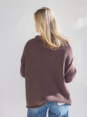 Lennon Chocolate Sweater Top