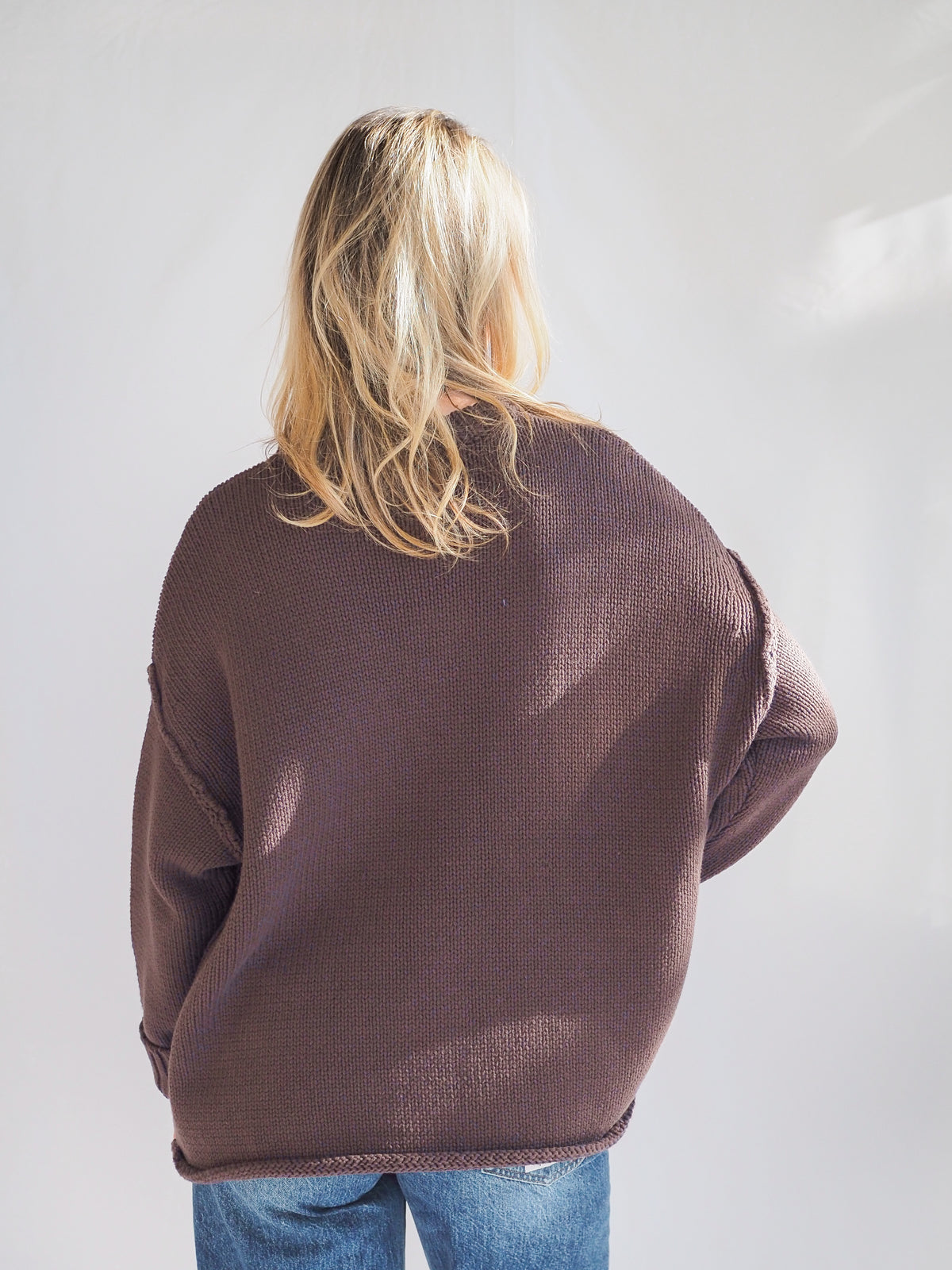 Lennon Chocolate Sweater Top